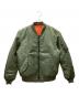 ALPHA（アルファ）の古着「MA-1ジャケット」｜オリーブ