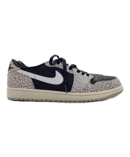 NIKE（ナイキ）NIKE (ナイキ) AIR JORDAN 1 LOW OG BLACK/MUSLIN-TECH GR サイズ:28.5cmの古着・服飾アイテム