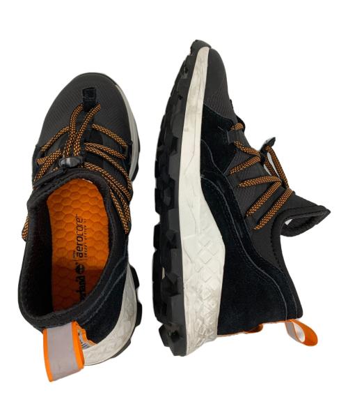 Timberland（ティンバーランド）Timberland (ティンバーランド) レザー/ファブリックスニーカー ブラック サイズ:25cmの古着・服飾アイテム