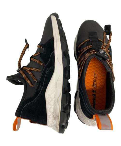 Timberland（ティンバーランド）Timberland (ティンバーランド) レザー/ファブリックスニーカー ブラック サイズ:25cmの古着・服飾アイテム