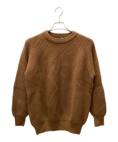 Charvet（シャルベ）Charvet (シャルベ) 厚手ニット ブラウン サイズ:50 未使用品の古着・服飾アイテム