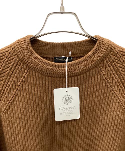 Charvet（シャルベ）Charvet (シャルベ) 厚手ニット ブラウン サイズ:50 未使用品の古着・服飾アイテム