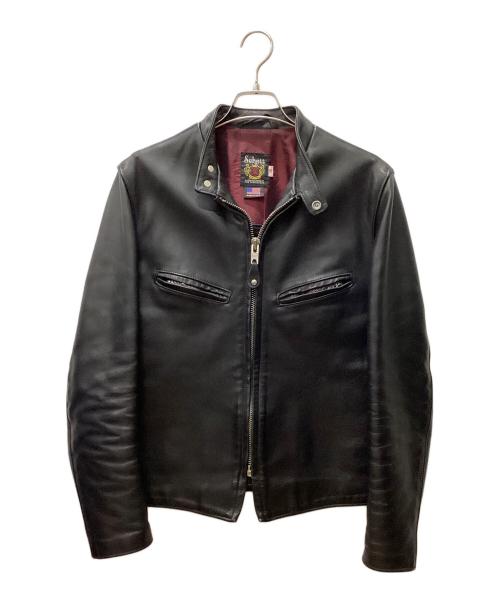 Schott（ショット）Schott (ショット) ライダースジャケット ブラック サイズ:38の古着・服飾アイテム