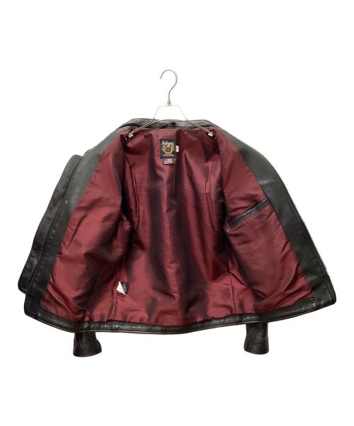 Schott（ショット）Schott (ショット) ライダースジャケット ブラック サイズ:38の古着・服飾アイテム