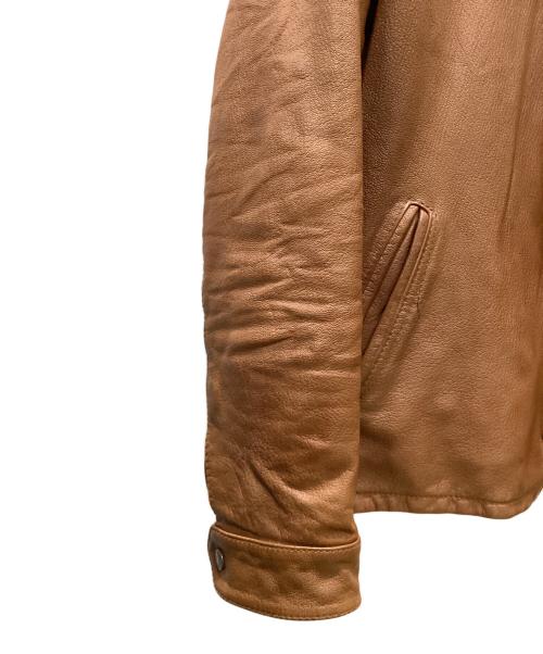 Schott（ショット）Schott (ショット) GOAT SKIN JACKET ブラウン サイズ:Lの古着・服飾アイテム