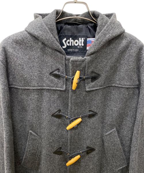 Schott（ショット）Schott (ショット) ダッフルコート グレー サイズ:38の古着・服飾アイテム