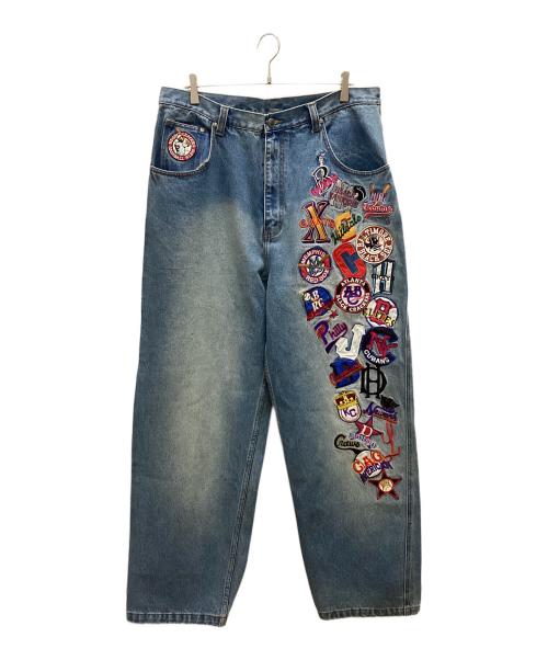 Negro League（二グロ リーグ）Negro League (二グロ リーグ) チームロゴデニムパンツ インディゴ サイズ:38の古着・服飾アイテム