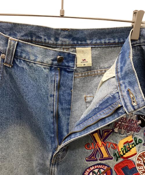 Negro League（二グロ リーグ）Negro League (二グロ リーグ) チームロゴデニムパンツ インディゴ サイズ:38の古着・服飾アイテム