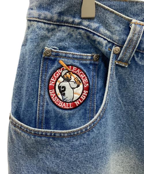 Negro League（二グロ リーグ）Negro League (二グロ リーグ) チームロゴデニムパンツ インディゴ サイズ:38の古着・服飾アイテム