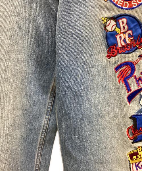 Negro League（二グロ リーグ）Negro League (二グロ リーグ) チームロゴデニムパンツ インディゴ サイズ:38の古着・服飾アイテム