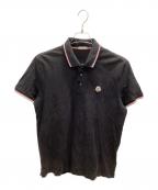 MONCLERモンクレール）の古着「ポロシャツ」｜ブラック