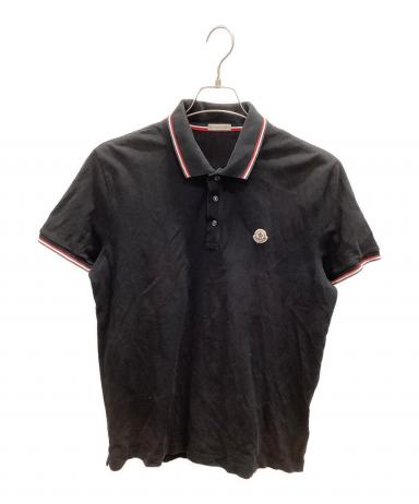 中古・古着通販】MONCLER (モンクレール) ポロシャツ ブラック サイズ