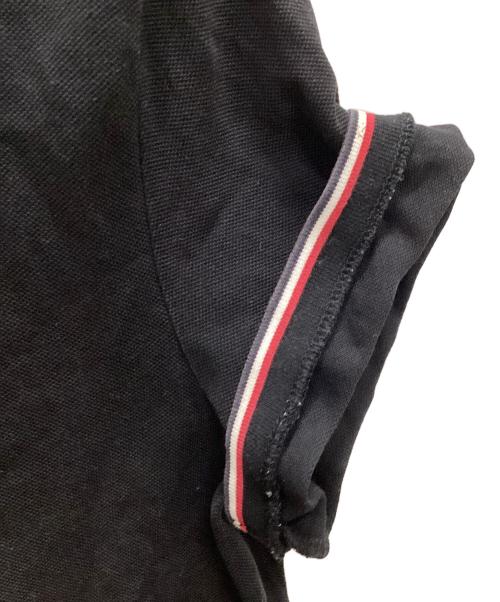 MONCLER（モンクレール）MONCLER (モンクレール) ポロシャツ ブラック サイズ:XLの古着・服飾アイテム