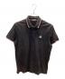 MONCLER（モンクレール）の古着「ポロシャツ」｜ブラック