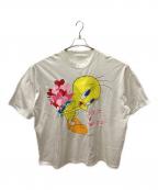 LOONEY TUNESルーニーチューンズ）の古着「Tシャツ」｜ホワイト