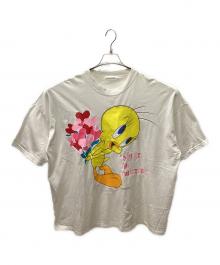 LOONEY TUNES（ルーニーチューンズ）の古着「Tシャツ」｜ホワイト