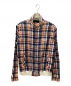 stussyステューシー）の古着「ジップジャケット」｜ブルー×オレンジ