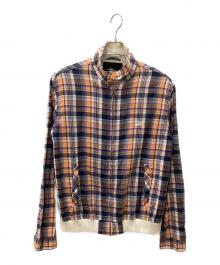 stussy（ステューシー）の古着「ジップジャケット」｜ブルー×オレンジ