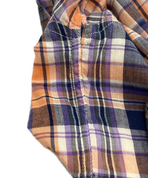 stussy（ステューシー）stussy (ステューシー) ジップジャケット ブルー×オレンジ サイズ:MEDIUMの古着・服飾アイテム