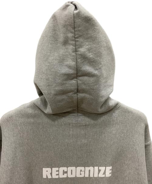 RECOGNIZE（レコグナイズ）RECOGNIZE (レコグナイズ) 7 INCH HOODIE ライトグレー サイズ:Lの古着・服飾アイテム
