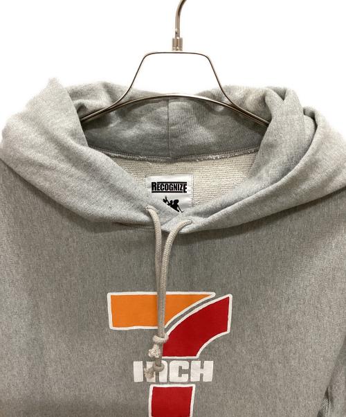 RECOGNIZE（レコグナイズ）RECOGNIZE (レコグナイズ) 7 INCH HOODIE ライトグレー サイズ:Lの古着・服飾アイテム