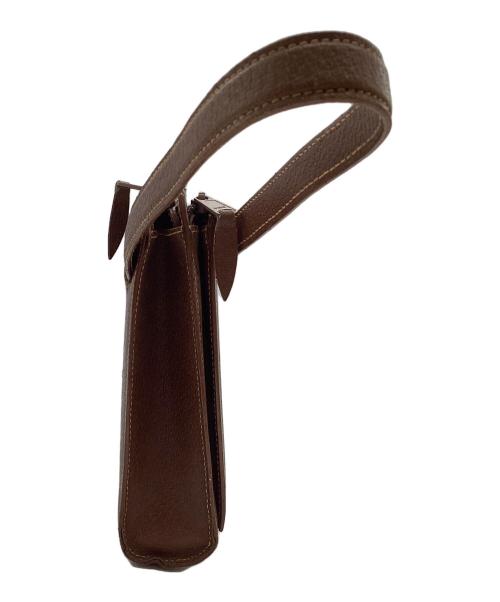 GUCCI（グッチ）GUCCI (グッチ) OLD GUCCI クラッチバッグ ブラウンの古着・服飾アイテム