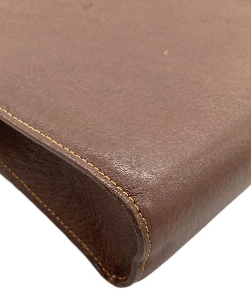 GUCCI（グッチ）GUCCI (グッチ) OLD GUCCI クラッチバッグ ブラウンの古着・服飾アイテム