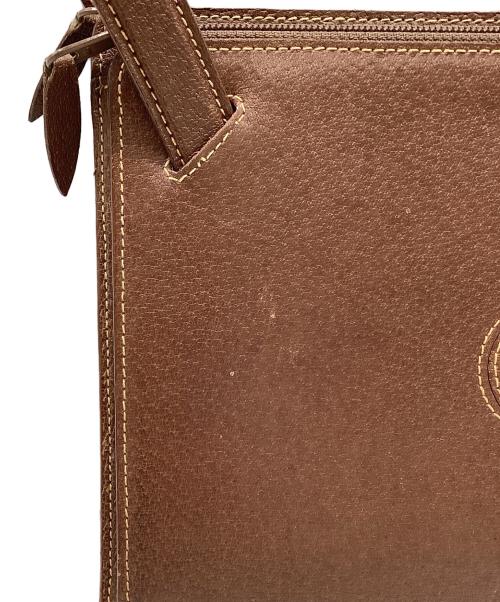 GUCCI（グッチ）GUCCI (グッチ) OLD GUCCI クラッチバッグ ブラウンの古着・服飾アイテム
