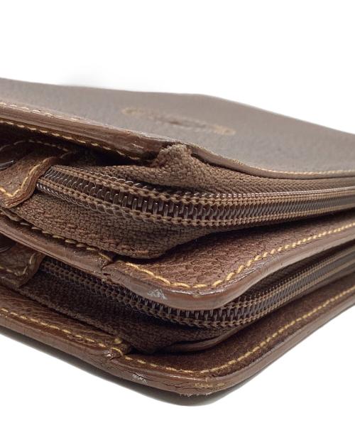 GUCCI（グッチ）GUCCI (グッチ) OLD GUCCI クラッチバッグ ブラウンの古着・服飾アイテム