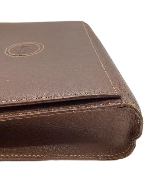 GUCCI（グッチ）GUCCI (グッチ) OLD GUCCI クラッチバッグ ブラウンの古着・服飾アイテム