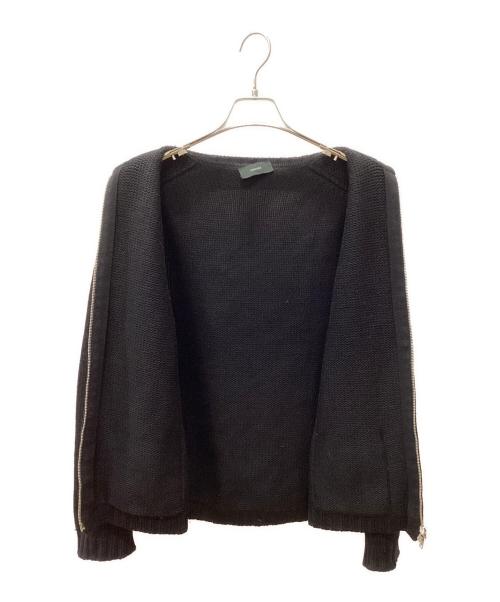 Zanone（ザノーネ）Zanone (ザノーネ) フルジップニット ブラック サイズ:50の古着・服飾アイテム