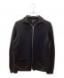 Zanone（ザノーネ）の古着「フルジップニット」｜ブラック