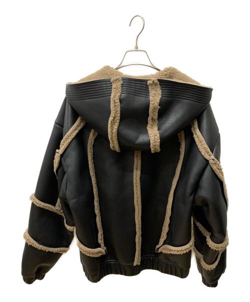 CROWORLD（クロウワールド）CROWORLD (クロウワールド) 裏ボアフーディジャケット ブラック サイズ:XLの古着・服飾アイテム