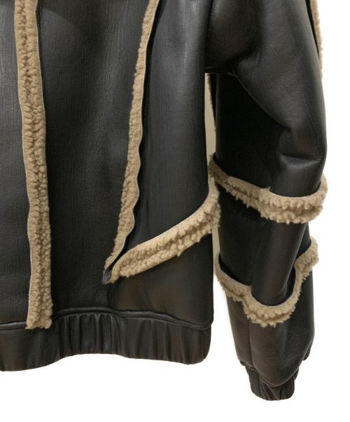 CROWORLD（クロウワールド）CROWORLD (クロウワールド) 裏ボアフーディジャケット ブラック サイズ:XLの古着・服飾アイテム