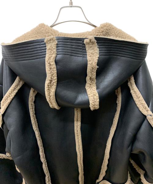 CROWORLD（クロウワールド）CROWORLD (クロウワールド) 裏ボアフーディジャケット ブラック サイズ:XLの古着・服飾アイテム