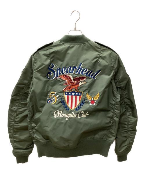 AVIREX（アヴィレックス）AVIREX (アヴィレックス) L-2Bフライトジャケット グリーン サイズ:XLの古着・服飾アイテム
