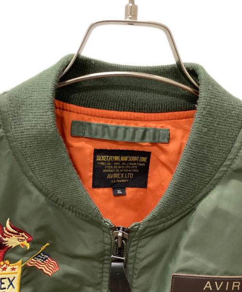 AVIREX（アヴィレックス）AVIREX (アヴィレックス) L-2Bフライトジャケット グリーン サイズ:XLの古着・服飾アイテム