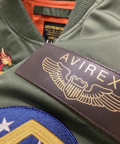 AVIREX（アヴィレックス）AVIREX (アヴィレックス) L-2Bフライトジャケット グリーン サイズ:XLの古着・服飾アイテム