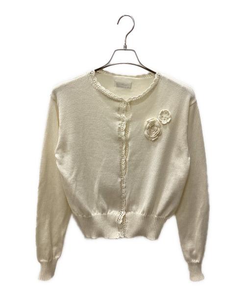 GIUNON（ジウノン）GIUNON (ジウノン) 薄手カーディガン ベージュ サイズ:Freeの古着・服飾アイテム