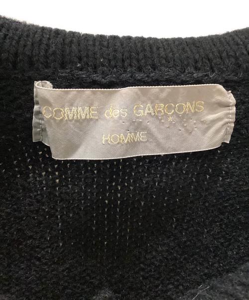 COMME des GARCONS HOMME（コムデギャルソン オム）COMME des GARCONS HOMME (コムデギャルソン オム) 厚手ニット ブラック サイズ:表記無しの古着・服飾アイテム
