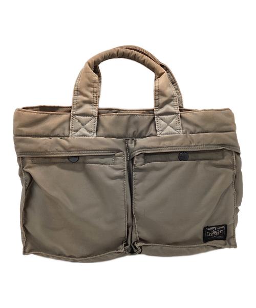 PORTER（ポーター）PORTER (ポーター) タンカー ミニトートバッグ シルバーグレーの古着・服飾アイテム