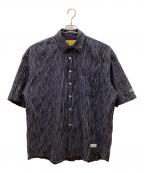 FATエフエーティー）の古着「半袖シャツ」｜ネイビー