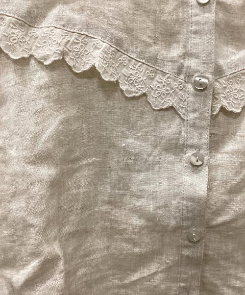 Samansa Mos2（サマンサモスモス）Samansa Mos2 (サマンサモスモス) 長袖ブラウス キナリ サイズ:Freeの古着・服飾アイテム