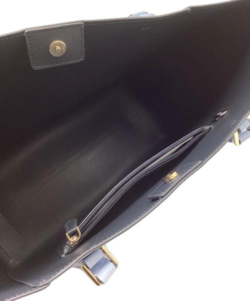 Kate Spade（ケイトスペード）Kate Spade (ケイトスペード) ポピーオープントートバッグ ブルーの古着・服飾アイテム