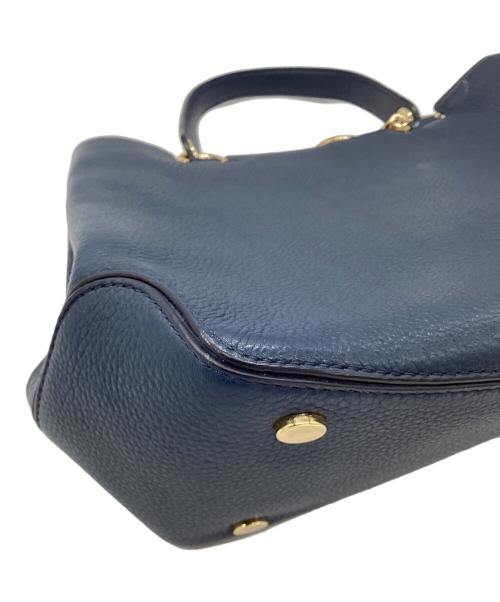 MICHAEL KORS（マイケル・コース）MICHAEL KORS (マイケル・コース) 2WAYバッグ ネイビーの古着・服飾アイテム