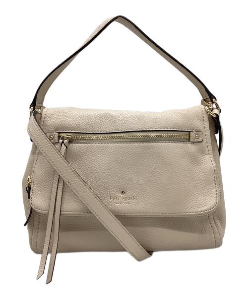 Kate Spade（ケイトスペード）Kate Spade (ケイトスペード) 2WAYバッグ ベージュの古着・服飾アイテム
