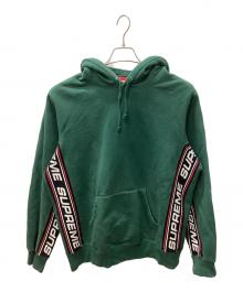 SUPREME（シュプリーム）の古着「19AW Text Rib Hooded Sweatshirt」｜グリーン