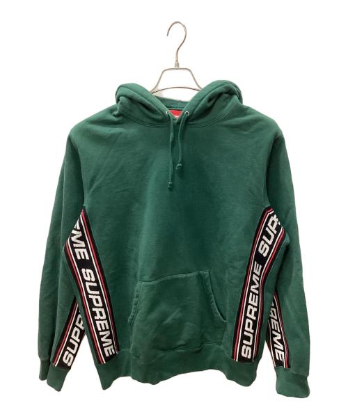 SUPREME（シュプリーム）SUPREME (シュプリーム) 19AW Text Rib Hooded Sweatshirt グリーン サイズ:不明の古着・服飾アイテム