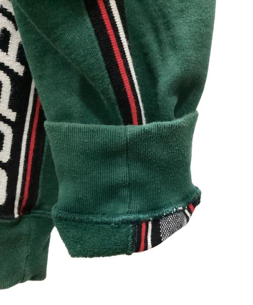 SUPREME（シュプリーム）SUPREME (シュプリーム) 19AW Text Rib Hooded Sweatshirt グリーン サイズ:不明の古着・服飾アイテム