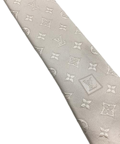 LOUIS VUITTON（ルイ ヴィトン）LOUIS VUITTON (ルイ ヴィトン) モノグラム MR1221 ネクタイ ホワイト サイズ:表記無しの古着・服飾アイテム